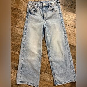 H&M Blue Denim Wide Leg Jeans